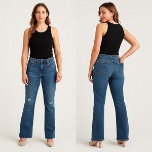 AEROPOSTALE 🌸 Women’s Mid-Rise Authentic Flare Jeans 👖 Size 9/10 Short 🌼✨